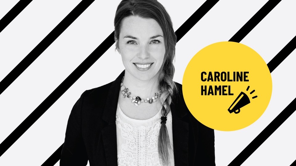 Caroline Hamel, directrice artistique de Femme d'Hockey