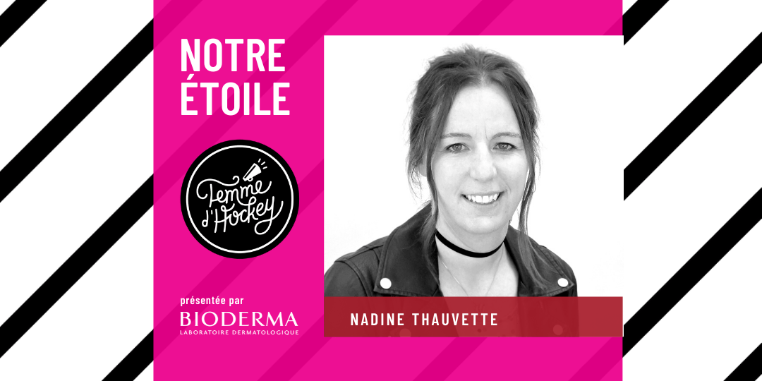 Étoile Femme d'hockey Nadine Thauvette