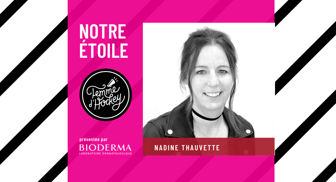 Étoile Femme d'hockey Nadine Thauvette
