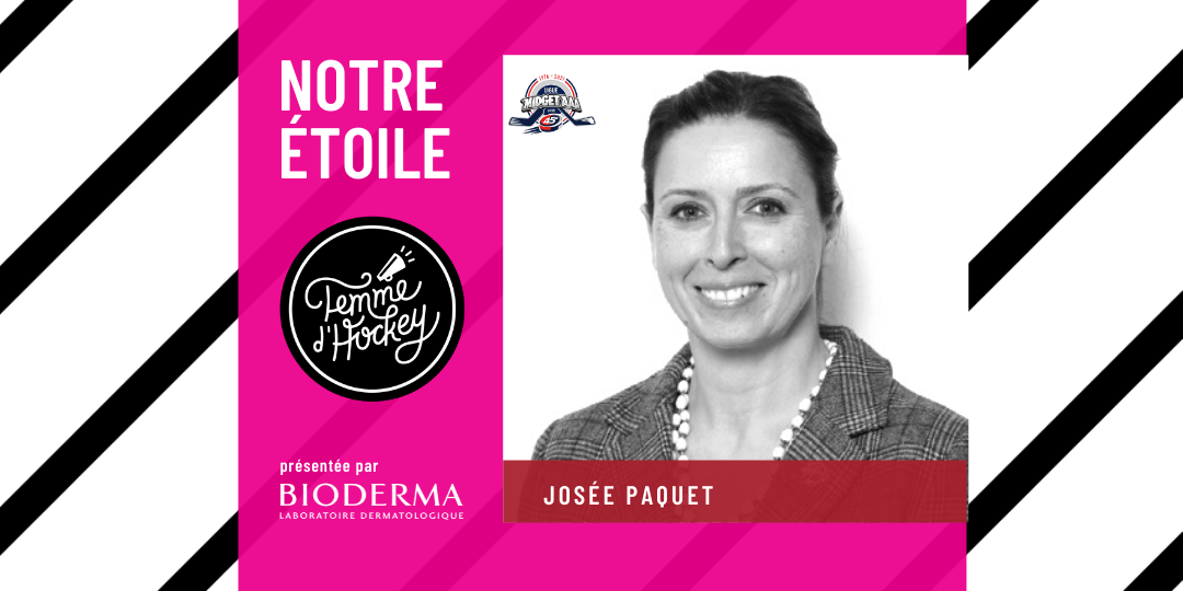 Josée Paquet étoile Femme d'hockey Bioderma