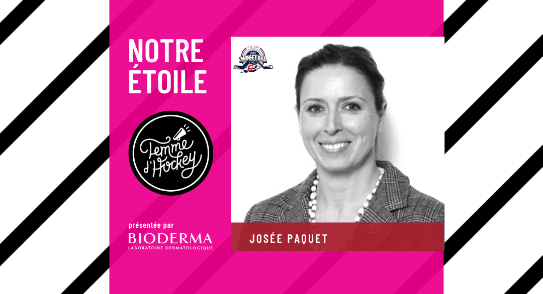 Josée Paquet étoile Femme d'hockey Bioderma