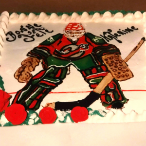 Martin Brodeur en gâteau